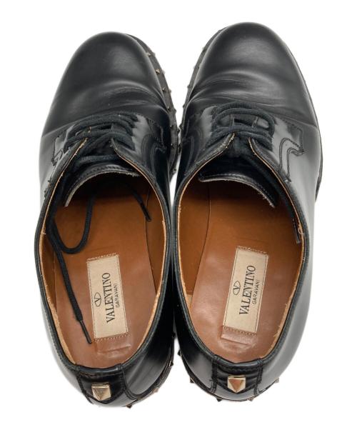 VALENTINO（ヴァレンティノ）VALENTINO (ヴァレンティノ) スタッズレザーシューズ ブラック サイズ:36　1/2の古着・服飾アイテム