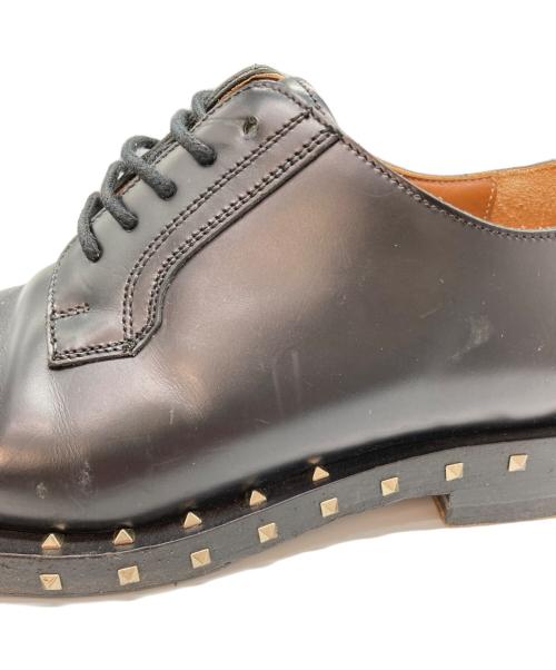 VALENTINO（ヴァレンティノ）VALENTINO (ヴァレンティノ) スタッズレザーシューズ ブラック サイズ:36　1/2の古着・服飾アイテム