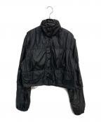OUR LEGACYアワーレガシー）の古着「CROPPED EXHALE PUFFA　W2231CTC ナイロンジャケット クロップドジャケット」｜ブラック