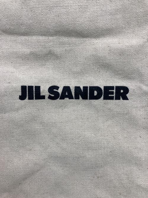 JIL SANDER（ジルサンダー）JIL SANDER (ジルサンダー) ラージロゴプリントトートバッグ ベージュの古着・服飾アイテム