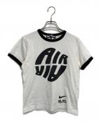 BLACK COMME des GARCONS×NIKEブラックコムデギャルソン×ナイキ）の古着「プリントTシャツ」｜ホワイト