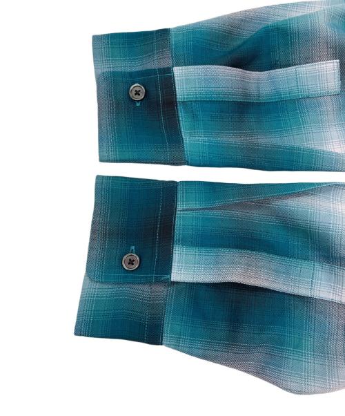 Schott（ショット）Schott (ショット)  OMBRE LS SHIRT グリーン サイズ:XL 未使用品の古着・服飾アイテム