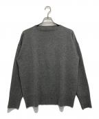 AURALEEオーラリー）の古着「WOOL KNIT BIG BOAT-NECK P/O」｜グレー