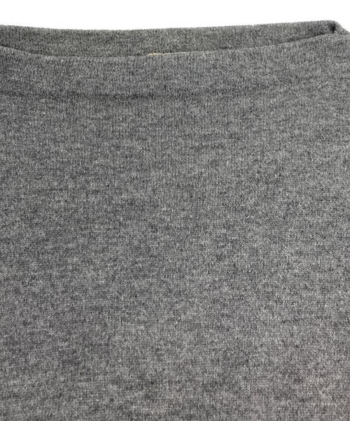 AURALEE（オーラリー）AURALEE (オーラリー) WOOL KNIT BIG BOAT-NECK P/O グレー サイズ:4の古着・服飾アイテム