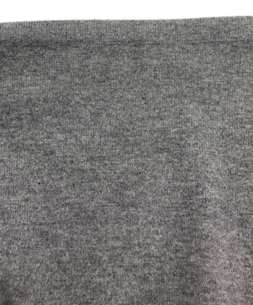 AURALEE（オーラリー）AURALEE (オーラリー) WOOL KNIT BIG BOAT-NECK P/O グレー サイズ:4の古着・服飾アイテム