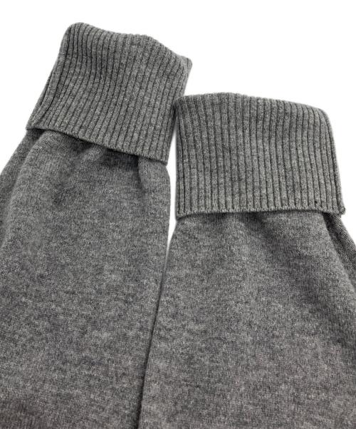 AURALEE（オーラリー）AURALEE (オーラリー) WOOL KNIT BIG BOAT-NECK P/O グレー サイズ:4の古着・服飾アイテム