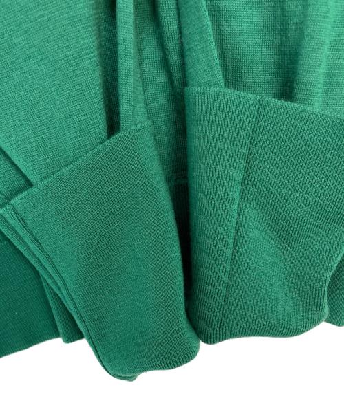 JOHN SMEDLEY（ジョンスメドレー）JOHN SMEDLEY (ジョンスメドレー) ウールポロシャツ　ウールニット　襟付きニット グリーン サイズ:Mの古着・服飾アイテム