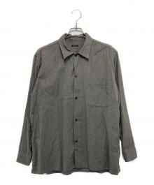 COMOLI（コモリ）の古着「ヨリ杢 オープンカラーシャツ」｜グレー