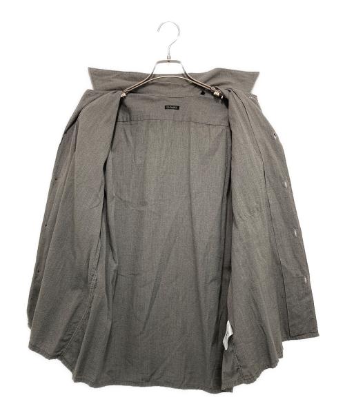 COMOLI（コモリ）COMOLI (コモリ) ヨリ杢 オープンカラーシャツ グレー サイズ:2の古着・服飾アイテム