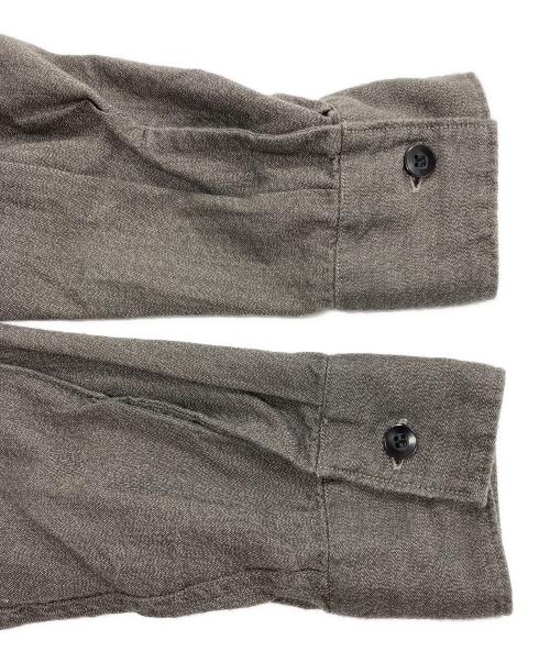 COMOLI（コモリ）COMOLI (コモリ) ヨリ杢 オープンカラーシャツ グレー サイズ:2の古着・服飾アイテム