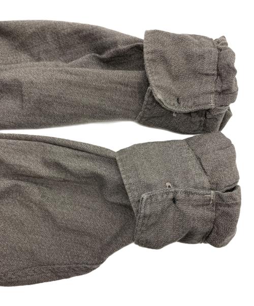 COMOLI（コモリ）COMOLI (コモリ) ヨリ杢 オープンカラーシャツ グレー サイズ:2の古着・服飾アイテム