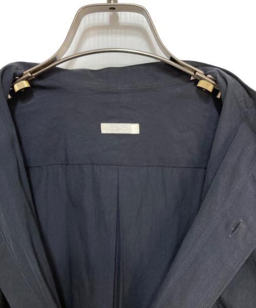 COMOLI（コモリ）COMOLI (コモリ) バンドカラーシャツ ネイビー サイズ:2の古着・服飾アイテム