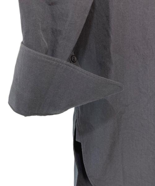 COMOLI（コモリ）COMOLI (コモリ) バンドカラーシャツ ネイビー サイズ:2の古着・服飾アイテム