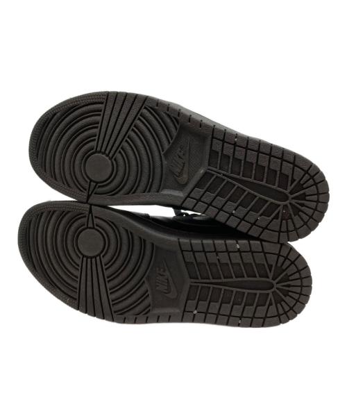 NIKE（ナイキ）NIKE (ナイキ) エアジョーダン1 MID トリプルブラック ブラック サイズ:27の古着・服飾アイテム