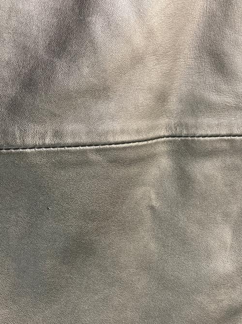 JOURNAL STANDARD TRISECT2（ジャーナルスタンダートトライセクトツー）JOURNAL STANDARD TRISECT2 (ジャーナルスタンダートトライセクトツー) ラムレザー ファットシャツ ブラック サイズ:Mの古着・服飾アイテム