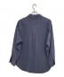 MHL (エムエイチエル) GARMENT DYE PLATED ORGANIC COTTON SHIRT ネイビー サイズ:S：6000円