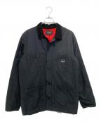 A.P.C.×CarHarttアーペーセー×カーハート）の古着「GABRIELLE COAT」｜ブラック×レッド