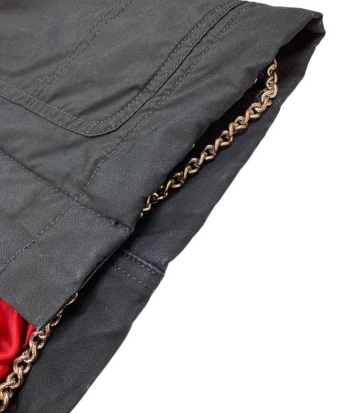 A.P.C.（アーペーセー）A.P.C. (アーペーセー) CarHartt (カーハート) GABRIELLE COAT ブラック×レッド サイズ:Ｍの古着・服飾アイテム