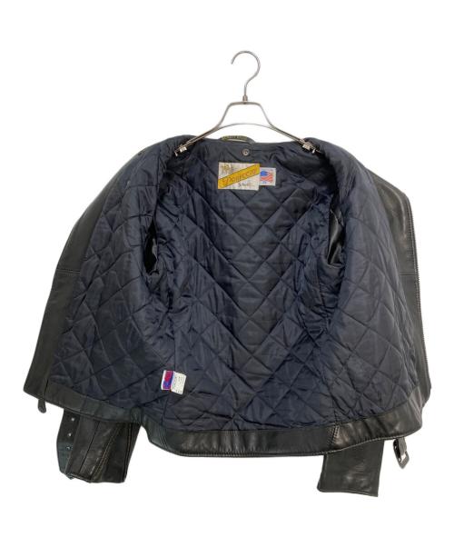 Schott（ショット）Schott (ショット) AMERICAN RAG CIE (アメリカンラグシー) 別注 ライダースジャケット ブラック サイズ:38の古着・服飾アイテム