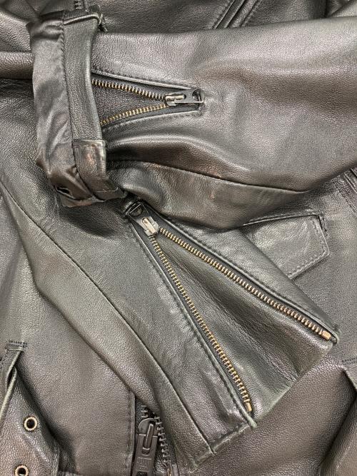 Schott（ショット）Schott (ショット) AMERICAN RAG CIE (アメリカンラグシー) 別注 ライダースジャケット ブラック サイズ:38の古着・服飾アイテム