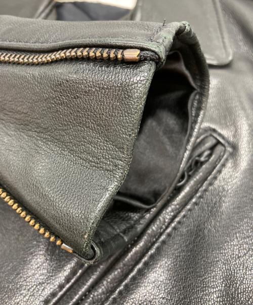 Schott（ショット）Schott (ショット) AMERICAN RAG CIE (アメリカンラグシー) 別注 ライダースジャケット ブラック サイズ:38の古着・服飾アイテム