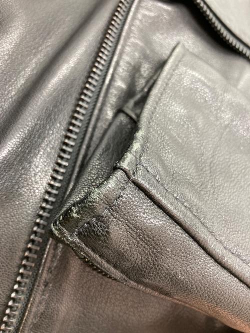 Schott（ショット）Schott (ショット) AMERICAN RAG CIE (アメリカンラグシー) 別注 ライダースジャケット ブラック サイズ:38の古着・服飾アイテム