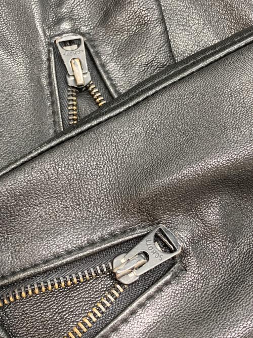 Schott（ショット）Schott (ショット) AMERICAN RAG CIE (アメリカンラグシー) 別注 ライダースジャケット ブラック サイズ:38の古着・服飾アイテム