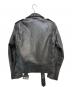 Schott (ショット) AMERICAN RAG CIE (アメリカンラグシー) 別注 ライダースジャケット ブラック サイズ:38：40000円