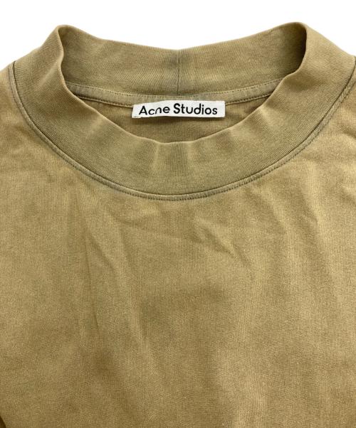 Acne studios（アクネ ストゥディオズ）Acne studios (アクネ ストゥディオズ) リラックスラバーロゴTシャツ カーキ サイズ:Sの古着・服飾アイテム