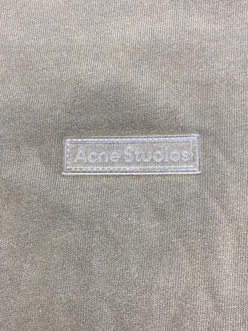 Acne studios（アクネ ストゥディオズ）Acne studios (アクネ ストゥディオズ) リラックスラバーロゴTシャツ カーキ サイズ:Sの古着・服飾アイテム