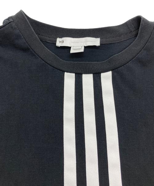 Y-3（ワイスリー）Y-3 (ワイスリー) M CH1 SS TEE - CF STRIPES ショートスリーブ　ティー ブラック サイズ:XSの古着・服飾アイテム