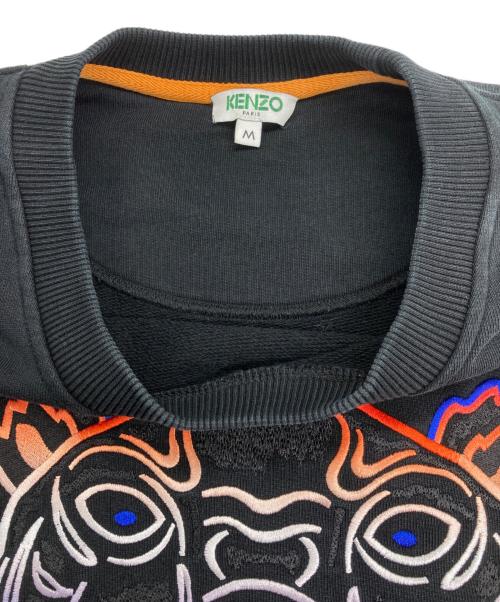 KENZO（ケンゾー）KENZO (ケンゾー) GRADIENT TIGER SWEATSHIRTS ブラック サイズ:Mの古着・服飾アイテム