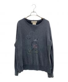 REMI RELIEF×DISNEY（レミレリーフ×ディズニー）の古着「ヴィンテージ加工スウェットシャツ」｜グレー