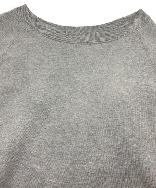 FUTURE ARCHIVE（フューチャー アーカイブ）FUTURE ARCHIVE (フューチャー アーカイブ) BEAMS (ビームス) DAMAGE SWEAT CREW ライトグレー サイズ:Mの古着・服飾アイテム