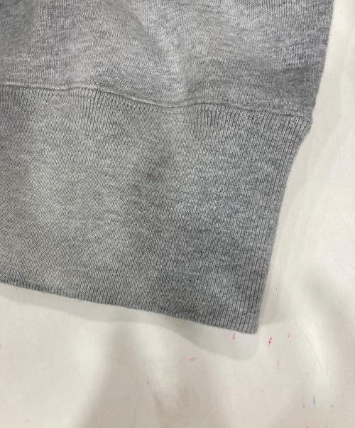 FUTURE ARCHIVE（フューチャー アーカイブ）FUTURE ARCHIVE (フューチャー アーカイブ) BEAMS (ビームス) DAMAGE SWEAT CREW ライトグレー サイズ:Mの古着・服飾アイテム