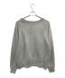 FUTURE ARCHIVE (フューチャー アーカイブ) BEAMS (ビームス) DAMAGE SWEAT CREW ライトグレー サイズ:M：6000円