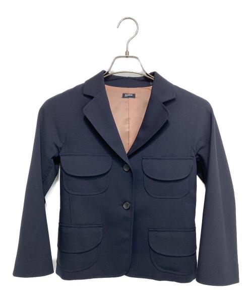 JIL SANDER NAVY（ジルサンダー ネイビー）JIL SANDER NAVY (ジルサンダー ネイビー) 2Bジャケット ネイビー サイズ:32の古着・服飾アイテム