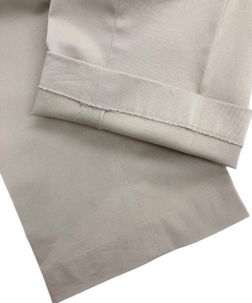 JIL SANDER（ジルサンダー）JIL SANDER (ジルサンダー) センタープレスパンツ ベージュ サイズ:50の古着・服飾アイテム