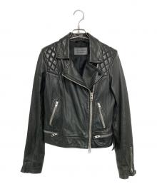 ALL SAINTS（オールセインツ）の古着「CONROY LEATHER BIKER JACKET」｜ブラック
