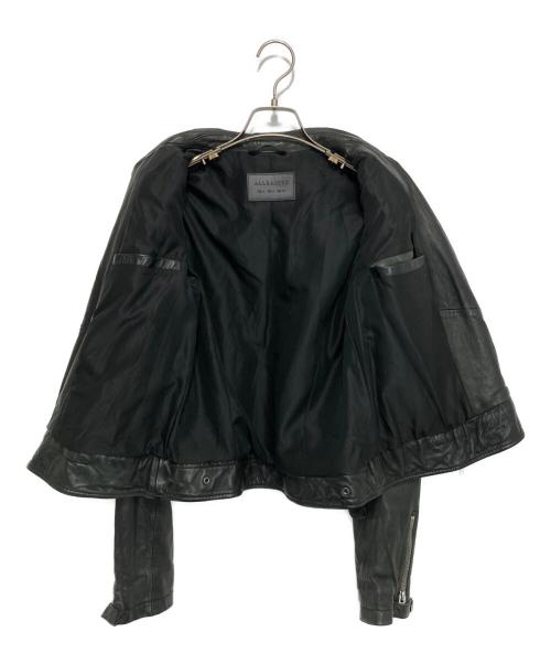 ALL SAINTS（オールセインツ）ALL SAINTS (オールセインツ) CONROY LEATHER BIKER JACKET ブラック サイズ:36の古着・服飾アイテム