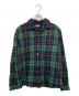 COMME des GARCONS HOMME（コムデギャルソン オム）の古着「00’ｓ チェックウールシャツ」｜グリーン×ネイビー