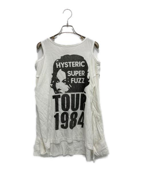 Hysteric Glamour（ヒステリックグラマー）Hysteric Glamour (ヒステリックグラマー) TOUR 1984 プルオーバー ホワイト サイズ:FREEの古着・服飾アイテム