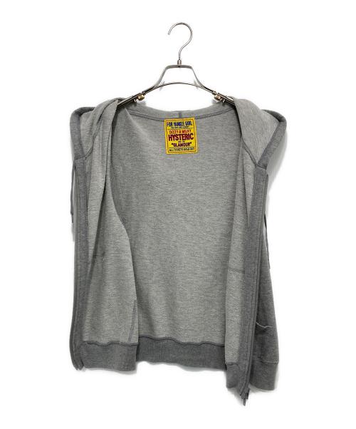 Hysteric Glamour（ヒステリックグラマー）Hysteric Glamour (ヒステリックグラマー) Dream ジップアップベスト グレー サイズ:FREEの古着・服飾アイテム