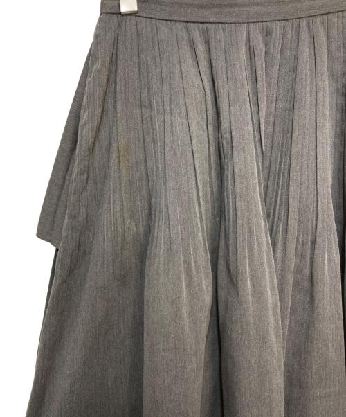 CLANE（クラネ）CLANE (クラネ) プリーツスカート 17109-6141 ティアードスカート グレー サイズ:1の古着・服飾アイテム