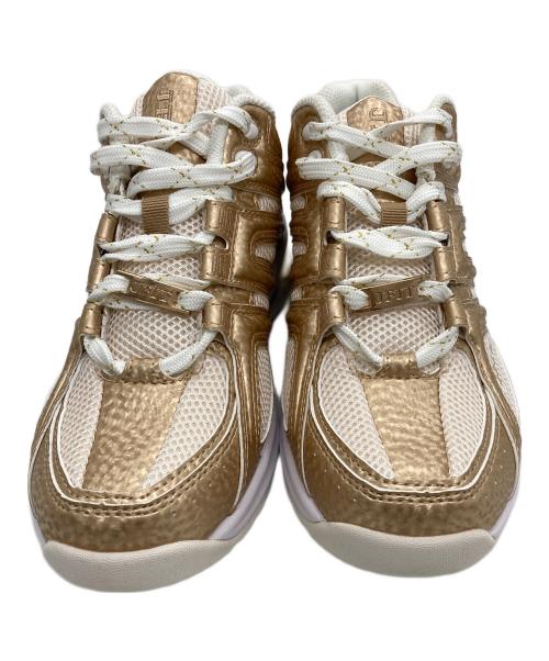 JFIT（ジェイフィット）JFIT (ジェイフィット) スニーカー ホワイト×ベージュ サイズ:23.5の古着・服飾アイテム
