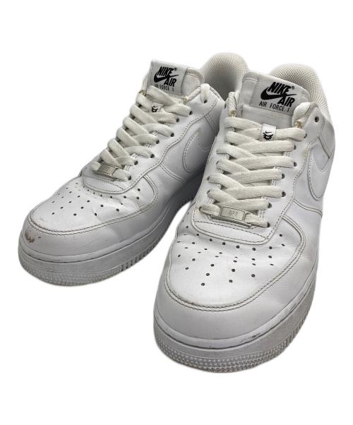 NIKE（ナイキ）NIKE (ナイキ) AIR FORCE 1 ホワイト サイズ:27の古着・服飾アイテム