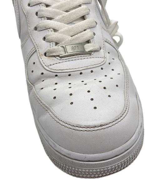 NIKE（ナイキ）NIKE (ナイキ) AIR FORCE 1 ホワイト サイズ:27の古着・服飾アイテム