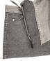 中古・古着 furfur (ファーファー) ファーファーリボンデコレーションデニムパンツ グレー サイズ:SIZE 1：5000円