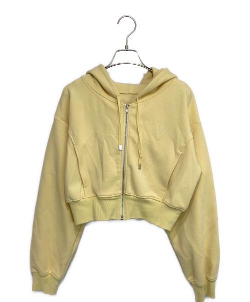 Snidel（スナイデル）Snidel (スナイデル) スウェットミニセットアップ イエローの古着・服飾アイテム