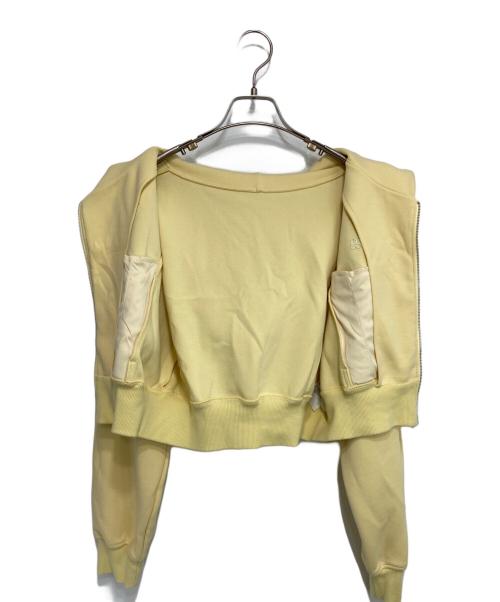 Snidel（スナイデル）Snidel (スナイデル) スウェットミニセットアップ イエローの古着・服飾アイテム